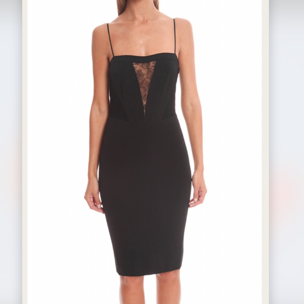 New Noam Hanoch Lara lace black dress